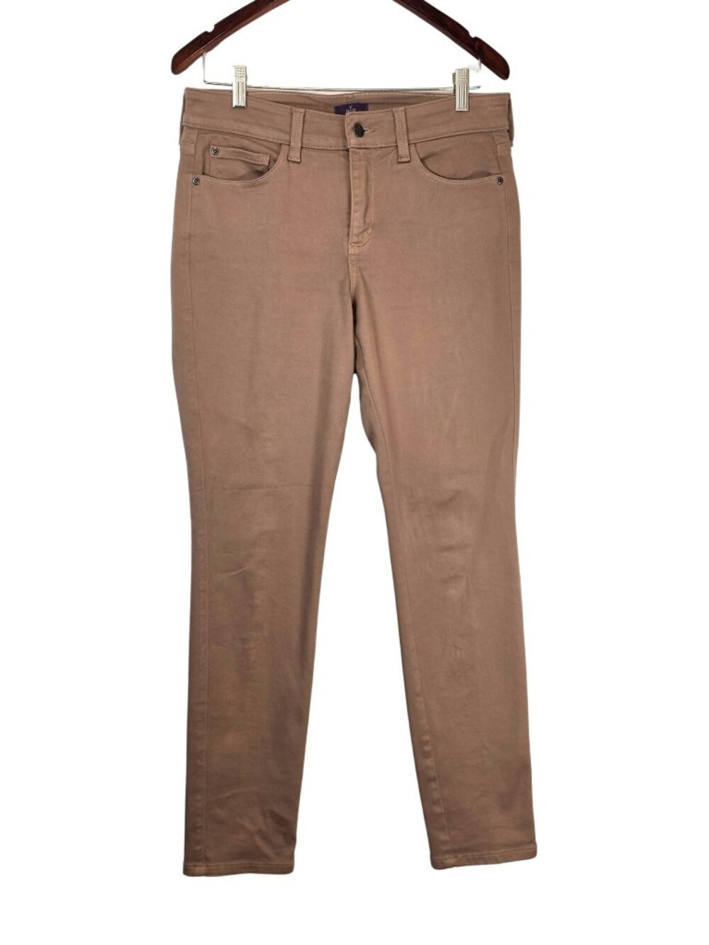 NYDJ Alina Legging Skinny Lift & Tuck Pants Tan Women's size 8 Jegging